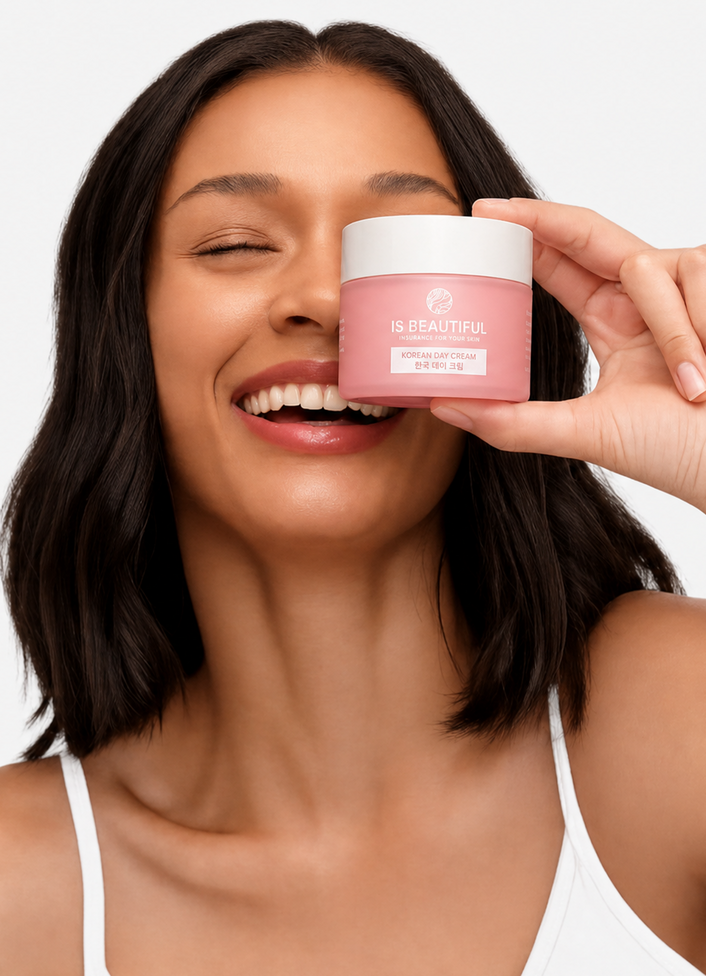 Woman applying collagen balancing cleanser
